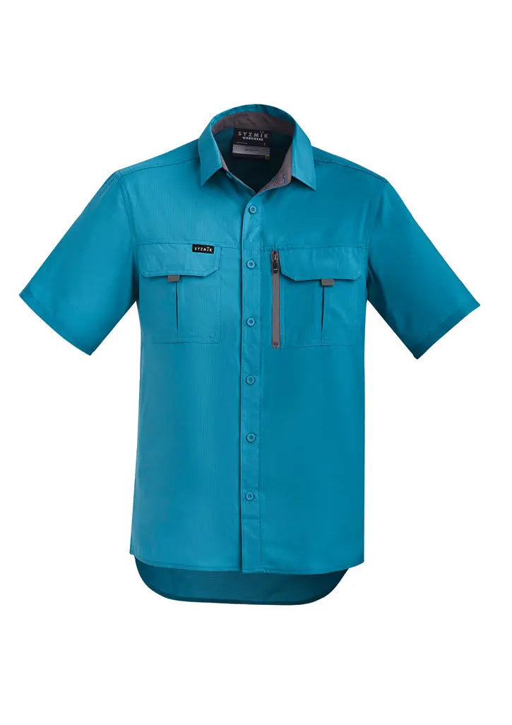 SYZMIK Men's Outdoor Short Sleeve Shirt ZW465 Metro Workwear